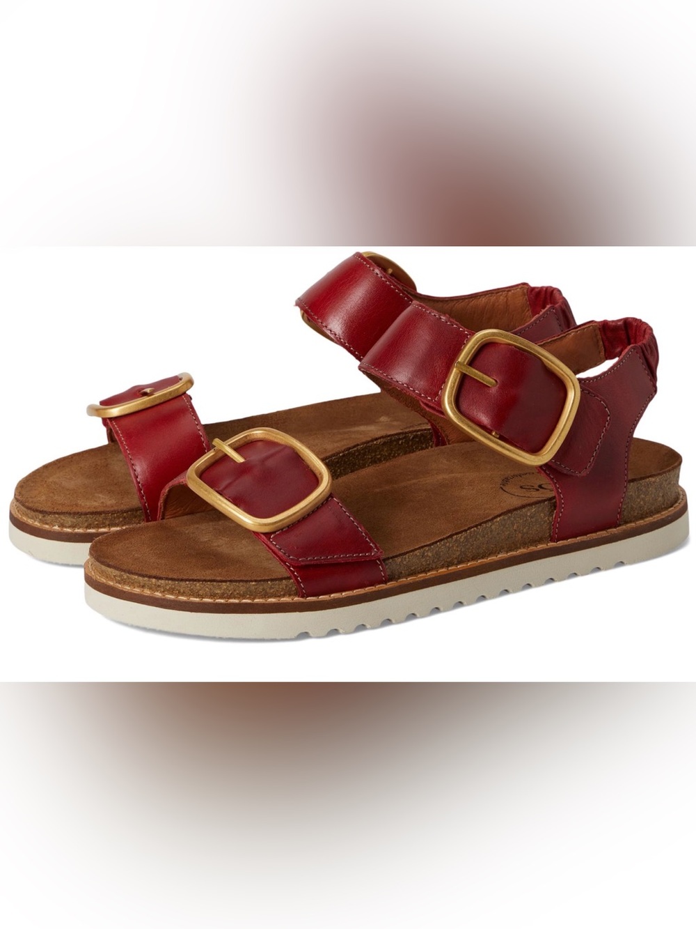 Taos Footwear On The Double Sandals In Red / Size 40